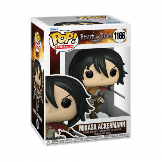 ATTACK ON TITAN - POP FUNKO VINYL FIGURE 1166 MIKASA ACKERMANN W/SWORD 9CM