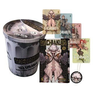 GACHIAKUTA n. 1 LIMITED EDITION EXCLUSIVE TRASH BOX - CON 1 PORTACHIAVI E 4 LAMINCARD