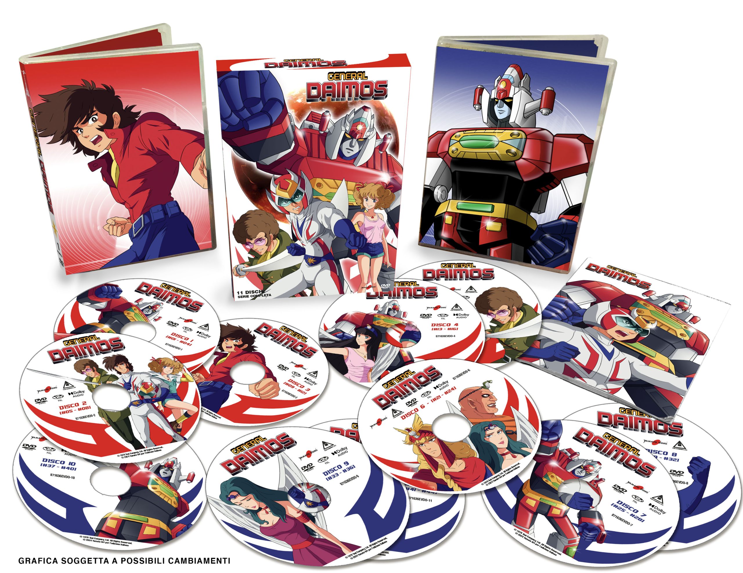 GENERAL DAIMOS - SERIE COMPLETA (11 DVD) - immagine 2