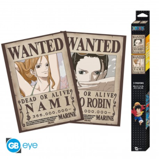 ONE PIECE - Set 2 Chibi Posters 52x38 - Nami & Robin