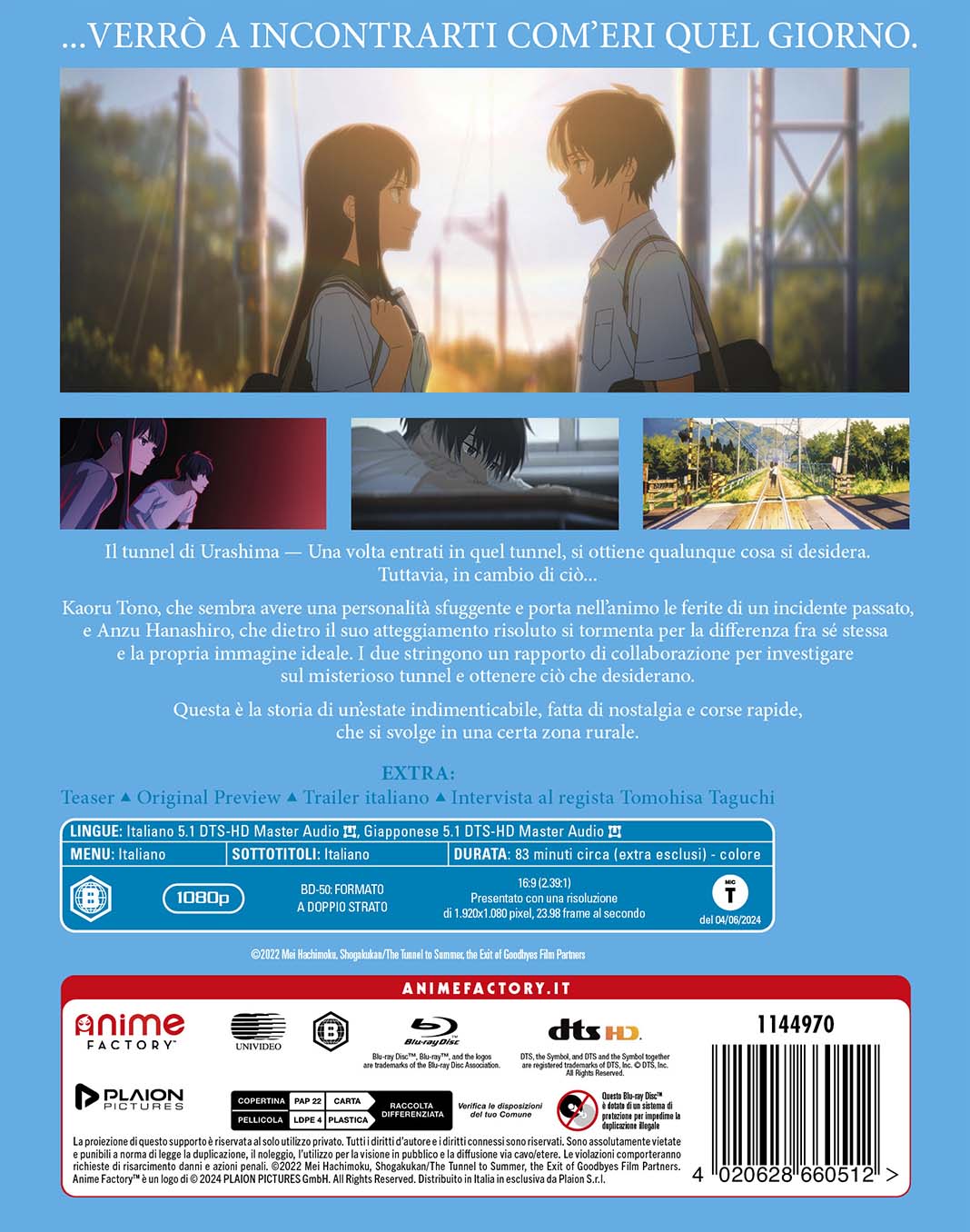 THE TUNNEL TO SUMMER, THE EXIT OF GOODBYES (Limited Edition (Blu-Ray Disc + Booklet + Card) - immagine 2