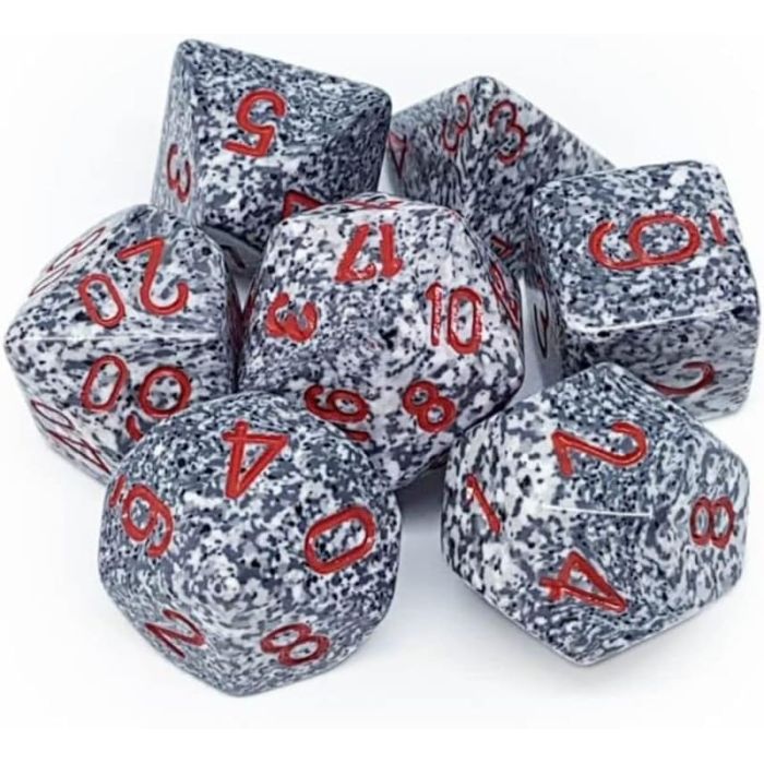 CHX25320 - SET DI DADI SPECKLED (GRANITO)