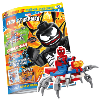 LEGO SPIDER-MAN N.4 - SPIDER-MAN + SPIDER-CRAWLER