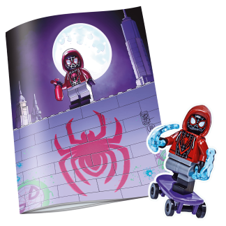 LEGO SPIDER-MAN COMIC SPECIAL N.1 - SPIDER-MAN MILES MORALES + SKATEBOARD - REGULAR