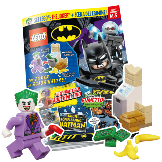 LEGO BATMAN N.5 - JOKER + SCENA DEL CRIMINE