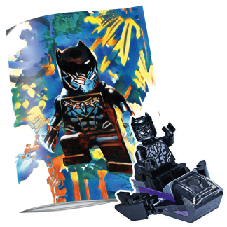 LEGO AVENGERS COMIC SPECIAL N.1 - BLACK PANTHER + JET - VARIANT