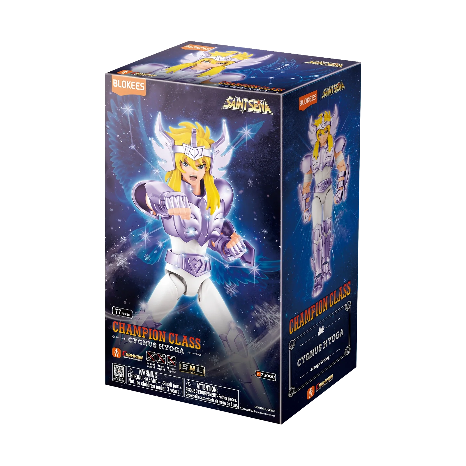 SAINT SEIYA: CHAMPION CLASS 07 CYGNUS HYOGA Model Kit (Scatola Danneggiata) - immagine 3